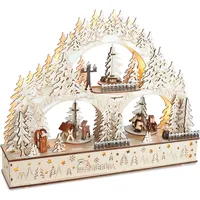 Brubaker 3D Lichterbogen - LED Schwibbogen - Winterlandschaft 2025