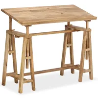 VidaXL Zeichentisch Mangoholz Massiv 116 x 50 x 76
