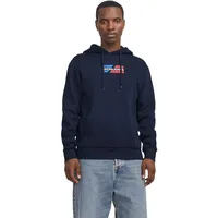 JACK & JONES Corp Graphic Kapuzenpullover Sky Captain XL