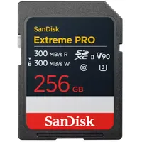 SanDisk Extreme Pro 256GB 300MB/s V90 UHS-II 2025