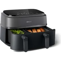 Philips Dual Basket Airfryer NA350/03 inkl. Frühstücks-Kit