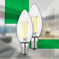 Briloner - EEK A 2er Set LED Lampe Kerze,