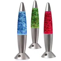 Satisfire ROCKET LAMP - Lavalampe - Glitzer RGB Touchsensor