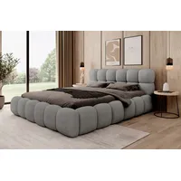 Fun Möbel Polsterbett Bett AURELIA 180x200cm Komplettset in Stoff