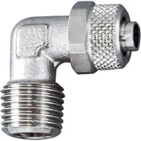 Riegler Winkel-Einschraubverschraubung, R 1/4 a., für Schlauch 6/4