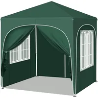 Woltu Pavillon, Grün, Metall, 200x240x200 cm, Sonnen- & Sichtschutz,