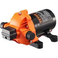 Vevor 12-V-Membranpumpe, 13,25 L/min, 3-Kammer-DC-Wasserpumpe mit automatischem Druckschalter 40–100