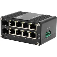 Exsys EX-62035MPoE-SFP-8+2 Port Industrial Gigabit SFP PoE+ Switch Web