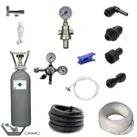 BieTal Anschlußpaket für Untertisch Anlage Sprudel Tafelwassergerät 2Kg CO2