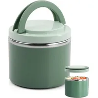 Luxuskollektion Thermobehälter 1 Liter mit Griff und doppelwandiger Isolierung