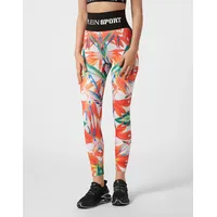 Plein Sport Damen, Tight W Leggings weiß, M