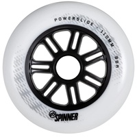 Powerslide Spinner 3er Rollenset 2025 White 110mm/88a