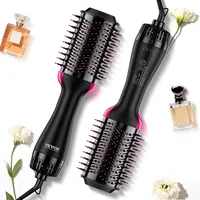 Vevor Warmluftbürste Föhnbürste Lockenstab Hairstyler mit 75 mm ovalem