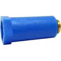 U.s.h, bielefeld USH Baustopfen 025018 1/2", blau, Messinggewinde