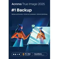 Acronis True Image 2025 5 Geräte Dauerlizenz Win Mac