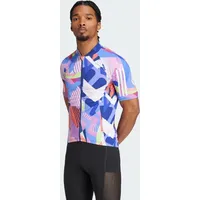 Adidas Essentials 3-Streifen Pattern Clash Radtrikot Dark Blue /