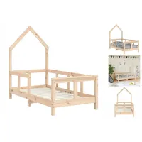 VidaXL Kinderbett 70x140 cm Massivholz Kiefer