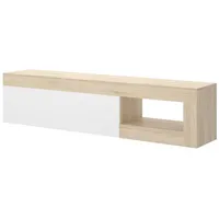 Dmora TV-Ständer Averau, niedriges Sideboard für Wohnzimmer, Wohnzimmer-Sideboard für