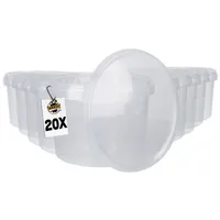 FixedByU Putzeimer 3 Liter Transparent 20 St.