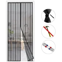 Sekey Insektenschutz-Tür 90 x 210 cm Schwarz