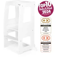 Babybay Lernturm Holz, Buche, 62.6x92x42.5 cm, - LBH 42.50x62.60x92