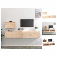 VidaXL TV-Schränke 3 Stk. Massivholz Kiefer