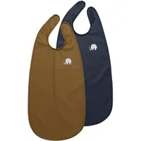 CelaVi Pu 2 Pack Lätzchen - Nutria - One