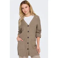 Only ONLKATIA LS RIB V LOOSE CARDIGAN CC KNT
