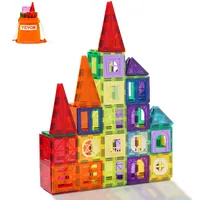 Vevor Magnetische Bausteine, 32-teiliges magnetisches Bauset, Magnetspielzeug mit Aufbewahrungstasche,