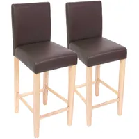 MCW Barhocker Cesena 2er-Set 2er-Set Braun