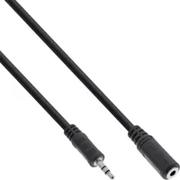 InLine Klinke Verlängerung, 3,5mm Klinke Stecker / Buchse, Stereo,