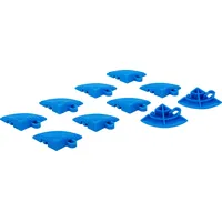 BGS Kunststoff-Fliesen-Eckelement-Set Klick-System 57 x 57 x 18 mm