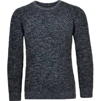 RAGMAN Rundhalspullover RAGMAN, Herren, Gr. 52, blau (blau, melange,