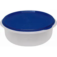 Wüllner+Kaiser 416-7 Hefeteigschüssel 6L mit Plopp-Effekt+Maßskala, blau/transparent