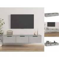 VidaXL Wandschrank Betongrau 102x30x20 cm Holzwerkstoff