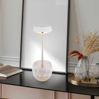GLOBO Tischlampe Tischleuchte Nachttischleuchte LED Touchdimmer BigLight