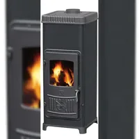 Plamen Dora 10N Gusseisen Schwarz/Abdeckplatte Schwarz