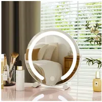 Boromal Kosmetikspiegel Mit Licht Led Schminkspiegel 10x Vergrößerung (tischspiegel,