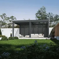 Weide Horizontale Lamellenwand für Weide Pergola | drehbare Lamellen