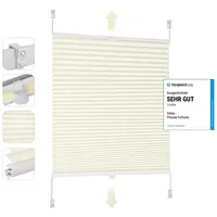 Sekey Plissee Klemmfix ohne Bohren 70x120cm Faltrollo Plisseerollo Jalousie