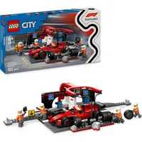 LEGO City - Boxenstopp mit Boxencrew und Ferrari Flitzer