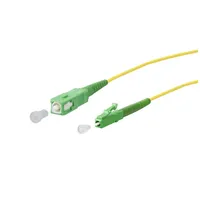 Metz CONNECT Patchkabel, SC-S APC/LC-S APC OS2, 2 m
