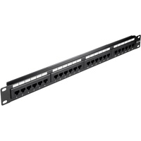 Goobay CAT 5e 48,30cm (19") Patch Panel, 24 Port,