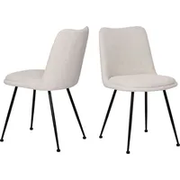 SIT Möbel SIT 4-Fußstuhl, (Set), 2 St., Bouclé, Oeko-Tex