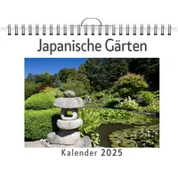 FlipFlop Japanische Gärten - (Wandkalender 2025, Kalender DIN A4