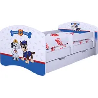 HAPPY BABIES 1x Happy Babies Kinderbett mit Rausfallschutz Junge