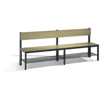 C+P Sitzbank mit Rückenlehne, Basic Plus, H796xB1960xT407mm