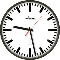 Peweta Funk-Wanduhr 30 cm schwarz