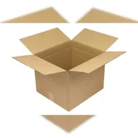 TransPak Wellpapp-Faltkarton 2-wellig, 420x370x323mm Qualität 2.30BC, braun braun