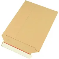 TransPak Vollpapp-Versandtasche, 235 x 305 mm, 500g/qm, braun